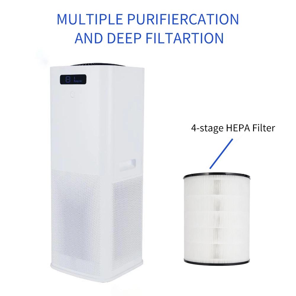 Invisible Fine Particle Filtration Home Cleaner HEPA Filter Molecule Air Purifier for Large Room