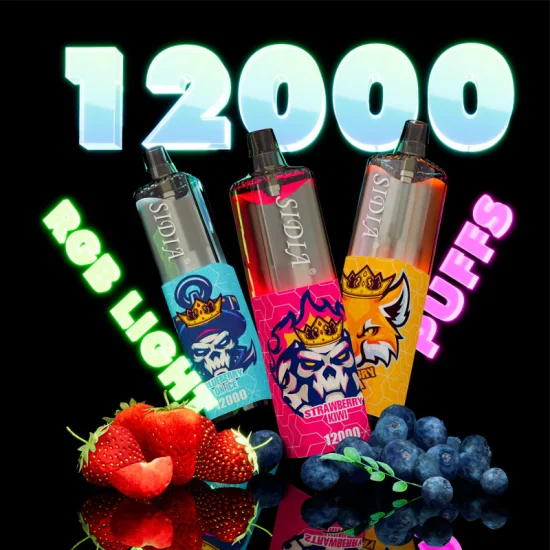 Alibaba Puff Distributeurs Direct Usine Fournisseur Jetable E Cigarette Vape Bar 12000 Puffs of Peach Ice